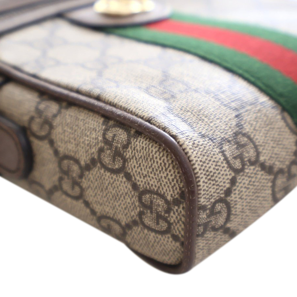 Pre-Loved Gucci Mini GG Supreme Ophidia Crossbody - Picture 9 of 12